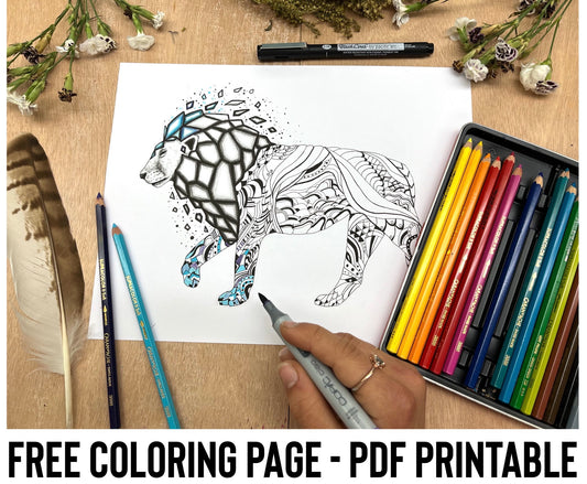 FREE Coloring Page PDF Printable