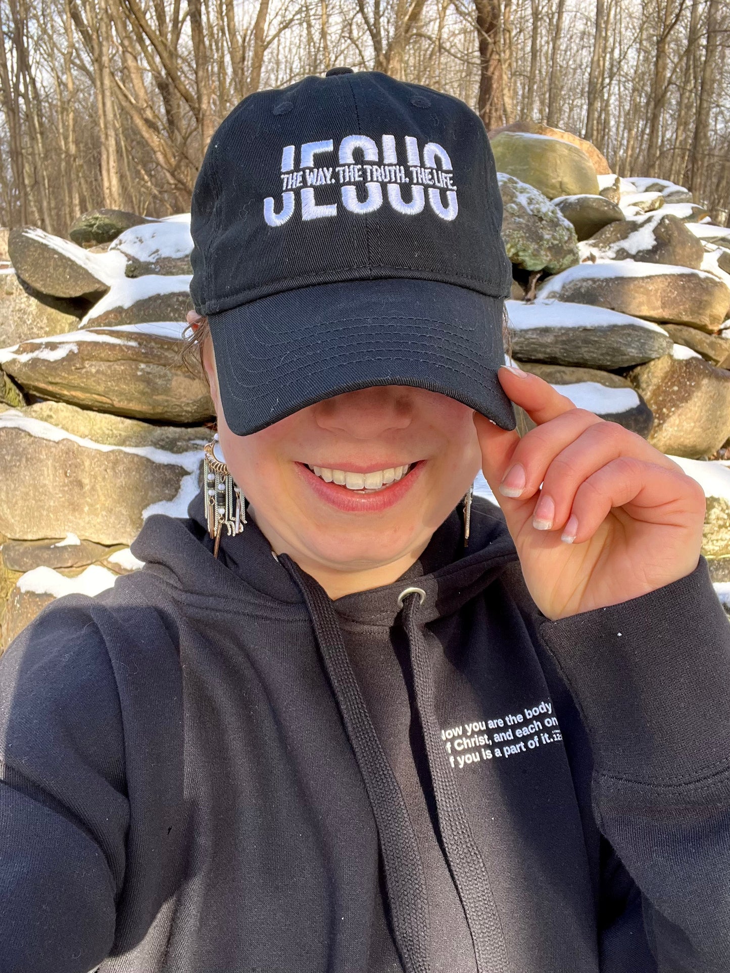 “Jesus is The Way, The Truth, The Life” Organic Hat